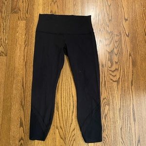 Black Lululemon 7/8 Leggings